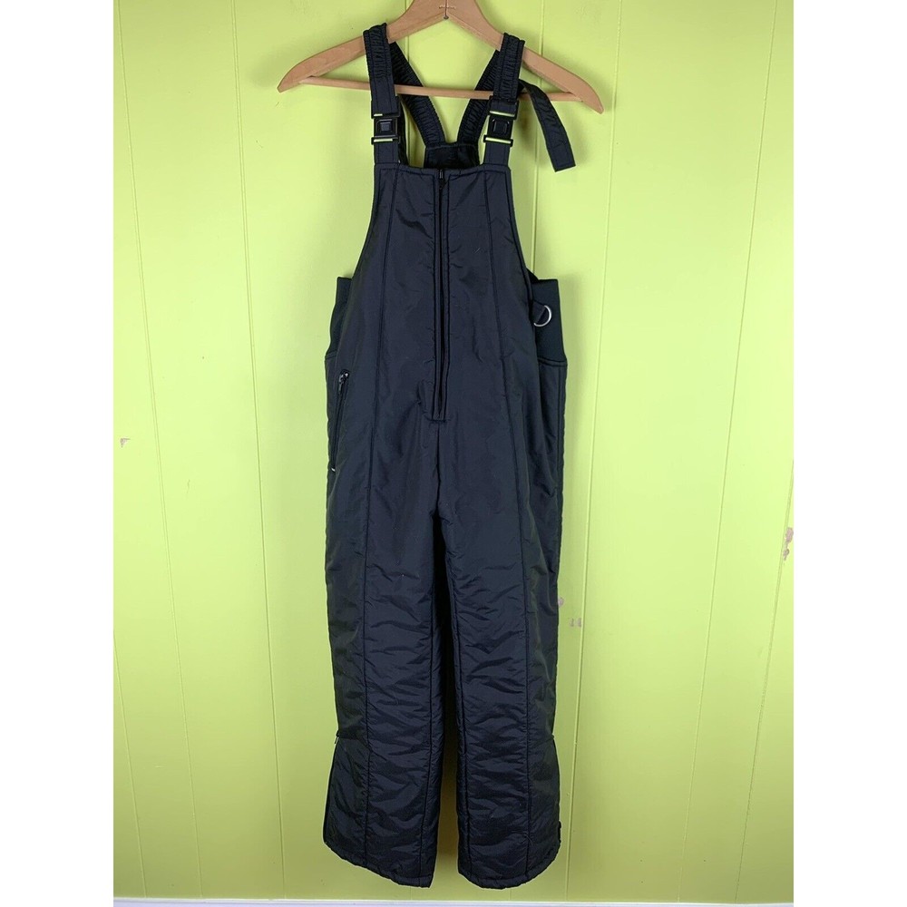 Swiss Alps Rugged Wear Youth Unisex Ski Snow Winter Bib ~ Size 12 ~ Black